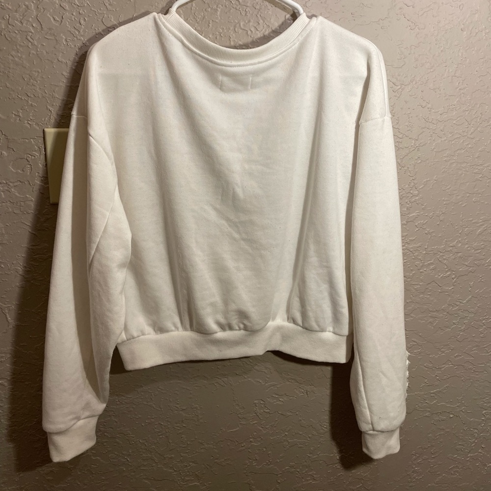 White long sleeve crop - Picture 2 of 2